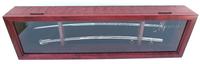 Saber Case w/ glass door (cherry) -- Officer